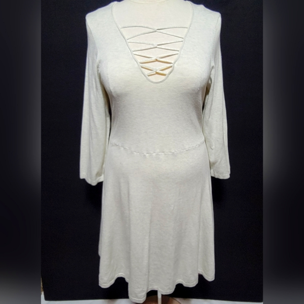 TORRID Oatmeal‎ Knit Skater Dress Size 3 (22-24) #561